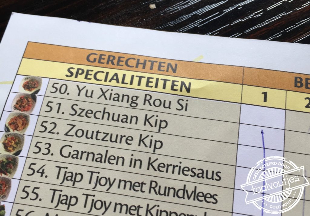 Zoutzure kip | Taalvoutjes