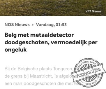 De kogels waren op?!